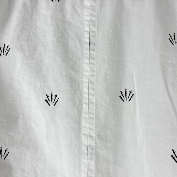Rag & Bone Shirt Mens Small White Printed Button Down Short Sleeve - Picture 9 of 10